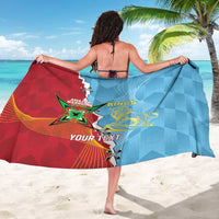 Saint Lucia and Guyana Cricket Personalized Sarong Kings Amazon Warriors Together - Wonder Print Shop
