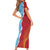 Saint Lucia and Guyana Cricket Personalized Short Sleeve Bodycon Dress Kings Amazon Warriors Together - Wonder Print Shop