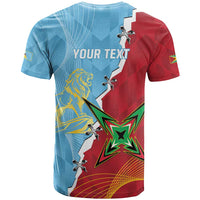 Saint Lucia and Guyana Cricket Personalized T Shirt Kings Amazon Warriors Together - Wonder Print Shop