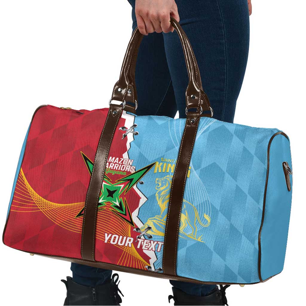 Saint Lucia and Guyana Cricket Personalized Travel Bag Kings Amazon Warriors Together - Wonder Print Shop