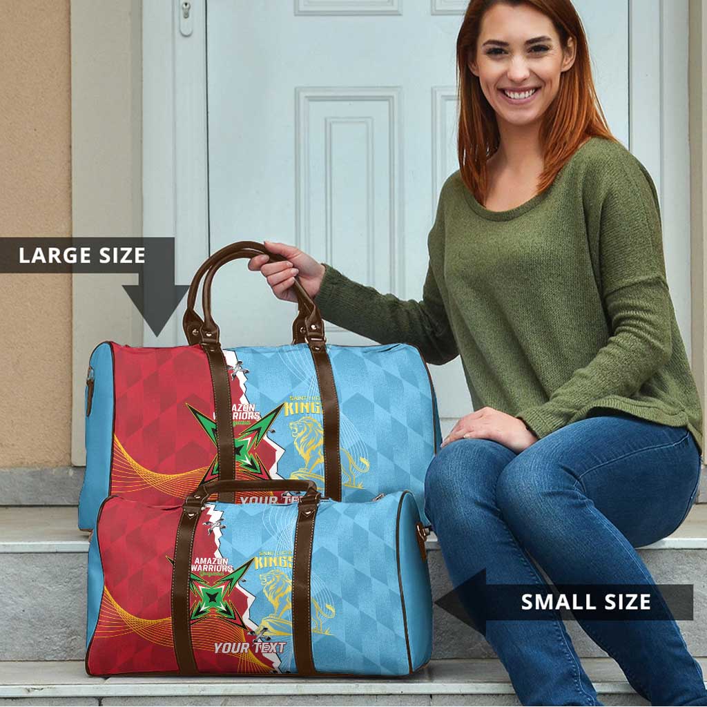 Saint Lucia and Guyana Cricket Personalized Travel Bag Kings Amazon Warriors Together - Wonder Print Shop