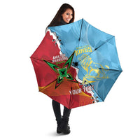 Saint Lucia and Guyana Cricket Personalized Umbrella Kings Amazon Warriors Together - Wonder Print Shop