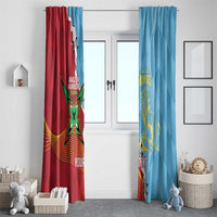 Saint Lucia and Guyana Cricket Personalized Window Curtain Kings Amazon Warriors Together - Wonder Print Shop
