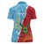 Saint Lucia and Guyana Cricket Personalized Women Polo Shirt Kings Amazon Warriors Together - Wonder Print Shop