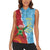 Saint Lucia and Guyana Cricket Personalized Women Sleeveless Polo Shirt Kings Amazon Warriors Together - Wonder Print Shop
