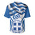 Greece Ohi Day Baseball Jersey Hellas Coat Of Arms Greek Pattern - Wonder Print Shop