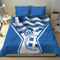 Greece Ohi Day Bedding Set Hellas Coat Of Arms Greek Pattern - Wonder Print Shop