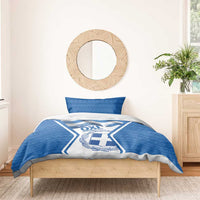 Greece Ohi Day Bedding Set Hellas Coat Of Arms Greek Pattern - Wonder Print Shop