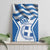 Greece Ohi Day Canvas Wall Art Hellas Coat Of Arms Greek Pattern - Wonder Print Shop