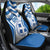 Greece Ohi Day Car Seat Cover Hellas Coat Of Arms Greek Pattern - Wonder Print Shop