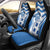Greece Ohi Day Car Seat Cover Hellas Coat Of Arms Greek Pattern - Wonder Print Shop