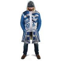 Greece Ohi Day Cloak Hellas Coat Of Arms Greek Pattern - Wonder Print Shop