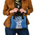 Greece Ohi Day Shoulder Handbag Hellas Coat Of Arms Greek Pattern - Wonder Print Shop
