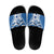 Greece Ohi Day Slide Sandals Hellas Coat Of Arms Greek Pattern - Wonder Print Shop