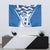 Greece Ohi Day Tapestry Hellas Coat Of Arms Greek Pattern - Wonder Print Shop