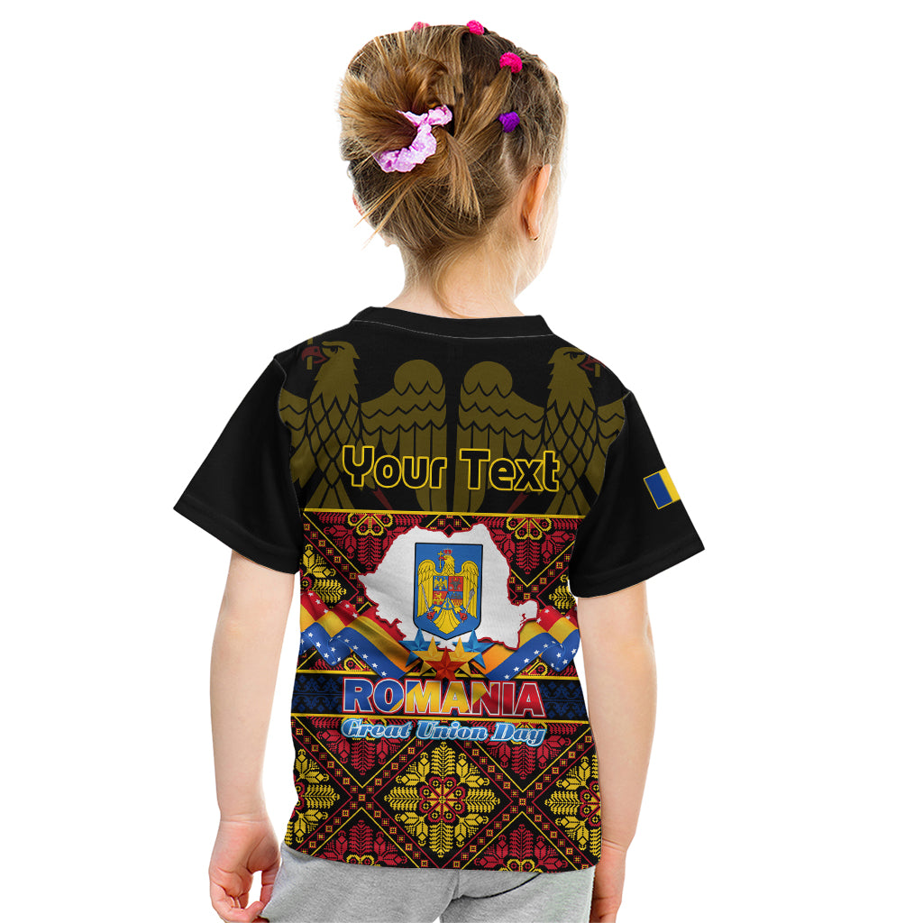 Personalised Romania Great Union Day Kid T Shirt Ziua Marii Uniri 105th Anniversary - Wonder Print Shop