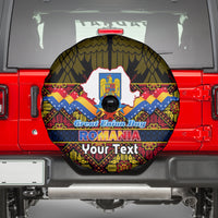 Personalised Romania Great Union Day Spare Tire Cover Ziua Marii Uniri 105th Anniversary - Wonder Print Shop