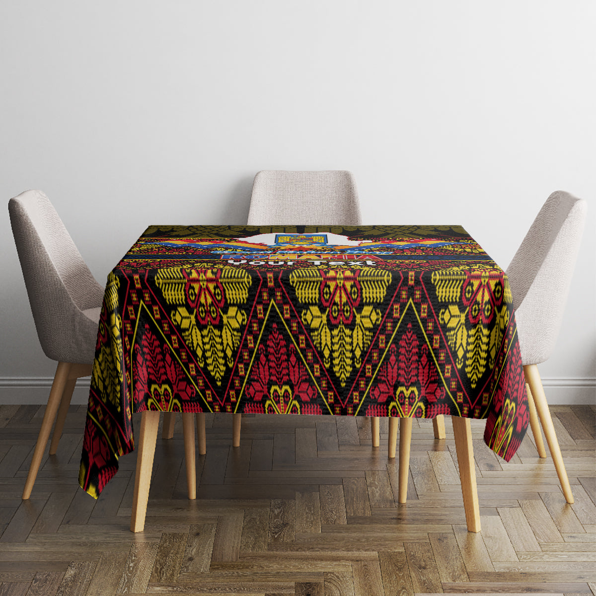 Personalised Romania Great Union Day Tablecloth Ziua Marii Uniri 105th Anniversary - Wonder Print Shop