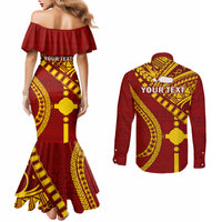 personalised-fiji-rotuma-couples-matching-mermaid-dress-and-long-sleeve-button-shirt-fijian-tapa-pattern