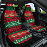 Personalised Mexico Christmas Car Seat Cover Feliz Navidad Mexican Pattern - Wonder Print Shop