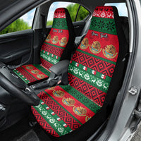 Personalised Mexico Christmas Car Seat Cover Feliz Navidad Mexican Pattern - Wonder Print Shop