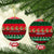Personalised Mexico Christmas Ceramic Ornament Feliz Navidad Mexican Pattern - Wonder Print Shop
