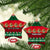 Personalised Mexico Christmas Ceramic Ornament Feliz Navidad Mexican Pattern - Wonder Print Shop