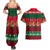 Personalised Mexico Christmas Couples Matching Summer Maxi Dress and Hawaiian Shirt Feliz Navidad Mexican Pattern - Wonder Print Shop