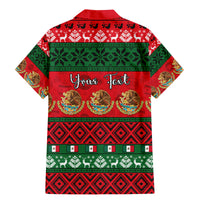 Personalised Mexico Christmas Family Matching Mermaid Dress and Hawaiian Shirt Feliz Navidad Mexican Pattern - Wonder Print Shop