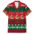 Personalised Mexico Christmas Family Matching Off Shoulder Maxi Dress and Hawaiian Shirt Feliz Navidad Mexican Pattern - Wonder Print Shop