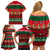 Personalised Mexico Christmas Family Matching Off Shoulder Short Dress and Hawaiian Shirt Feliz Navidad Mexican Pattern - Wonder Print Shop