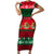 Personalised Mexico Christmas Family Matching Short Sleeve Bodycon Dress and Hawaiian Shirt Feliz Navidad Mexican Pattern - Wonder Print Shop
