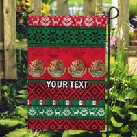 Personalised Mexico Christmas Garden Flag Feliz Navidad Mexican Pattern - Wonder Print Shop