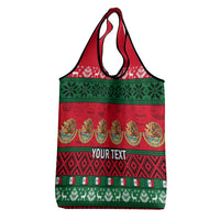 Personalised Mexico Christmas Grocery Bag Feliz Navidad Mexican Pattern