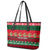 Personalised Mexico Christmas Leather Tote Bag Feliz Navidad Mexican Pattern - Wonder Print Shop