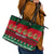 Personalised Mexico Christmas Leather Tote Bag Feliz Navidad Mexican Pattern - Wonder Print Shop
