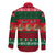 Personalised Mexico Christmas Long Sleeve Button Shirt Feliz Navidad Mexican Pattern - Wonder Print Shop