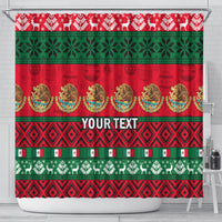 personalised-mexico-christmas-shower-curtain-feliz-navidad-mexican-pattern