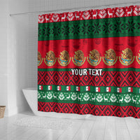 personalised-mexico-christmas-shower-curtain-feliz-navidad-mexican-pattern