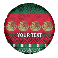Personalised Mexico Christmas Spare Tire Cover Feliz Navidad Mexican Pattern - Wonder Print Shop