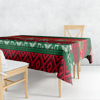 Personalised Mexico Christmas Tablecloth Feliz Navidad Mexican Pattern - Wonder Print Shop