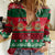 Personalised Mexico Christmas Women Casual Shirt Feliz Navidad Mexican Pattern - Wonder Print Shop