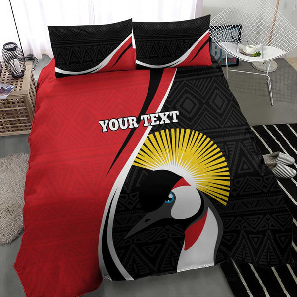 Afro Uganda Rugby Custom Rubber Doormat Go Cranes - African Pattern LT14 main image 1