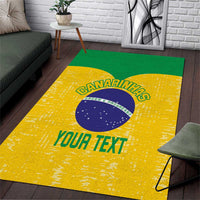 Custom Brasil Volleyball Area Rug Vai Canarinhos!
