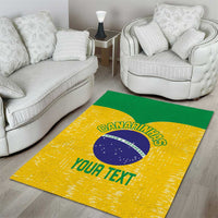Custom Brasil Volleyball Area Rug Vai Canarinhos!