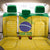 Custom Brasil Volleyball Back Car Seat Cover Vai Canarinhos!