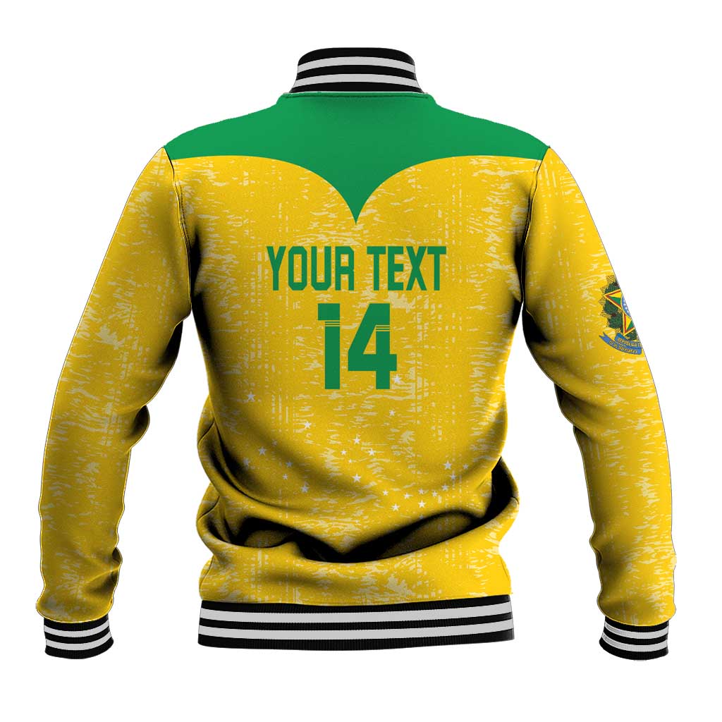 Custom Brasil Volleyball Baseball Jacket Vai Canarinhos!