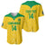 Custom Brasil Volleyball Baseball Jersey Vai Canarinhos!