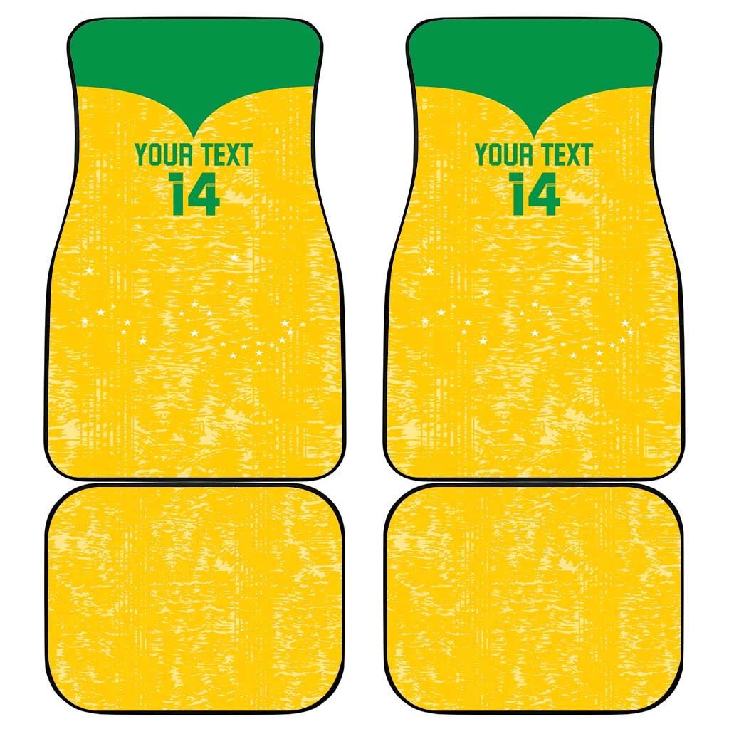 Custom Brasil Volleyball Car Mats Vai Canarinhos!