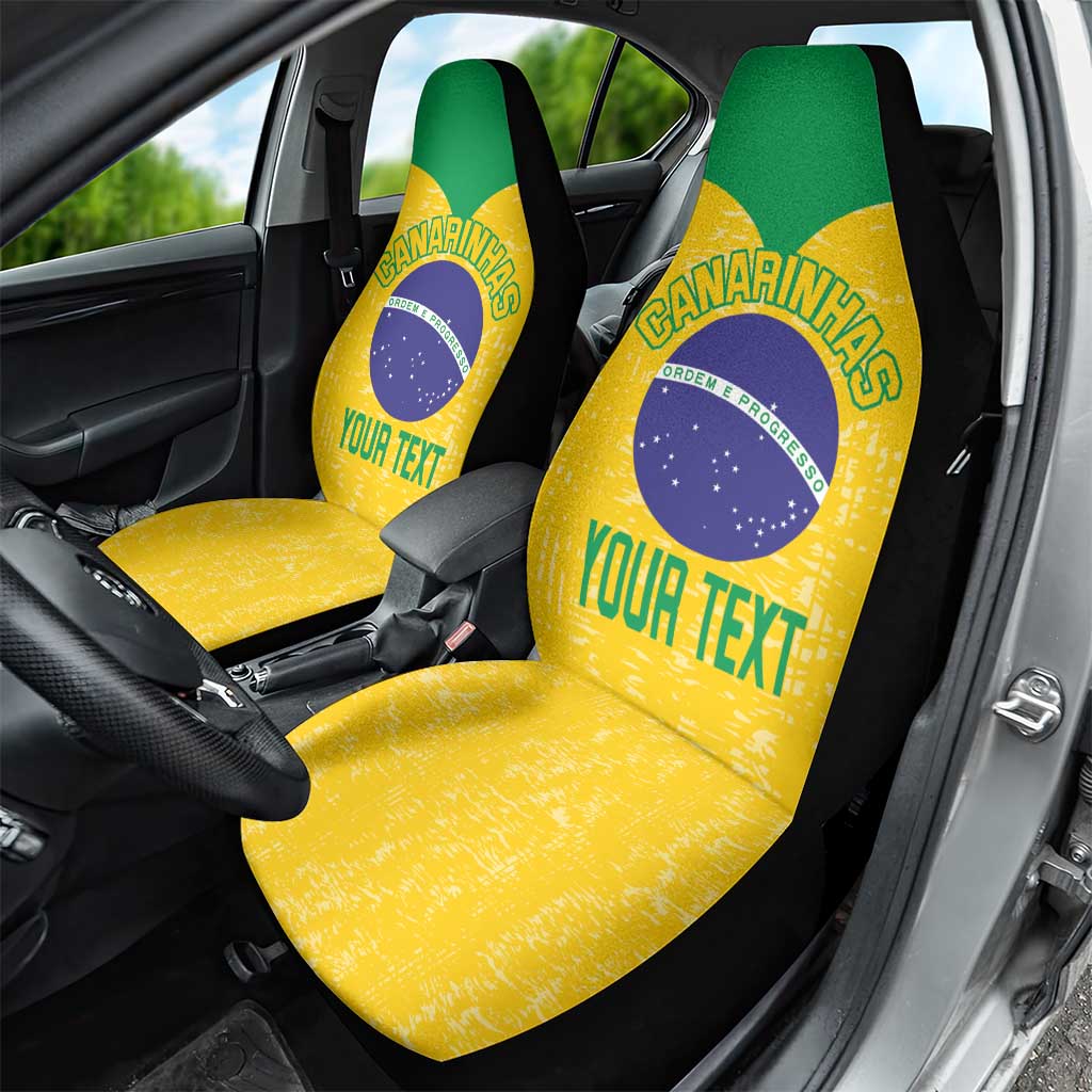 Custom Brasil Volleyball Car Seat Cover Vai Canarinhos!